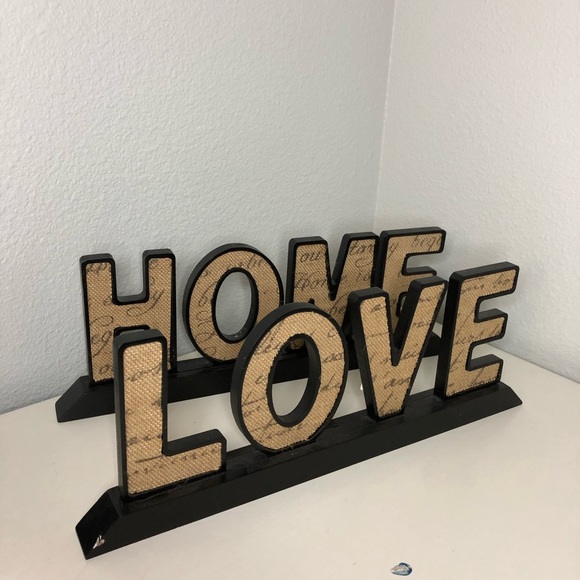 Other - Burlap Home Decor Set